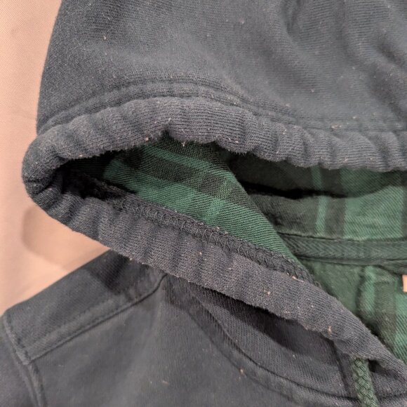 L.L. Bean L.L.Bean 1912 Sweatshirt, Flannel-Lined Hoodie (Green) - Picture 15 of 16